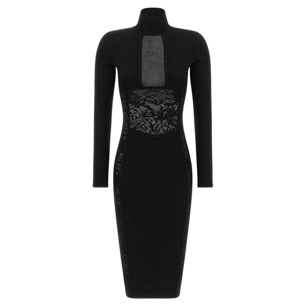 Elisabetta Franchi Women's Knitted And Lace Dress